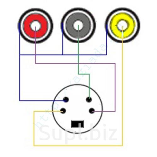 Переходник s video на rca схема