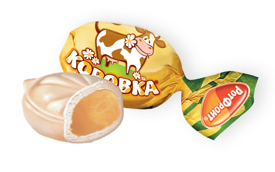 Конфеты коровка Ириска карамель