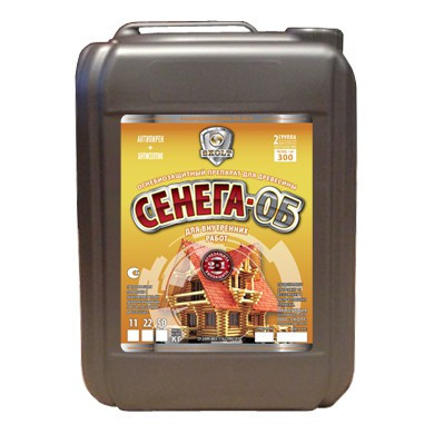 Огнебиозащитный препарат для древесины Сенега-ОБ, купить в Уфе