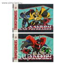 Альбом для рисования А4, 16 листов на клею Transformers, двойной УФ-лак, блок 100г/м2, МИКС