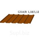 Профилированный лист двусторонний С21А/В 1,18/1,12