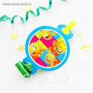 Язычок-кругляш "Весёлые смайлы", набор 6 шт., d=7 см