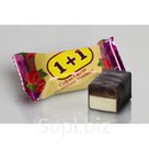 КОНФЕТЫ 1+1 СУФЛЕ С МАЛИНОВЫМ ЖЕЛЕ