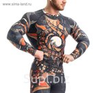 Рашгард с длинным рукавом, Dragon, цвет желтый, M