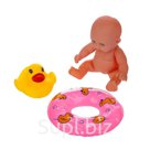 Игрушки для ванны Малыш и ут нок с кругом набор 3 шт