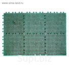 Коврик пластмассовый 36х54 см, цвет зеленый