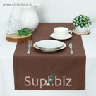 Дорожка "Этель" Звездопад 40*140, саржа, цв. Шоколад, 100% хл, 200 гр/м2