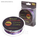 Шнур плетёный, 150 м, разноцветный, 0,10 мм
