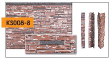 Фасадная панель Термопан Арт.KS008-8, 3800*385*16 мм, 1,463м2