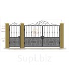 Кованые ворота и калитка 7