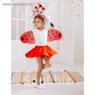 Карнавальный набор "Божья коровка", 3 предмета: крылья, ободок, жезл