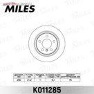 Диск тормозной задний MILES K011285