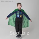 Карнавальный плащ "Паутинка", цвет зеленый