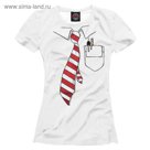 Футболка женская "Рубашка и галстук", размер 4XL CST-905614