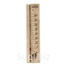 Деревянный термометр для бани и сауны Баня в пакете