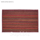 Коврик "Сабха Тун", полипропилен, 60х90 см, бордовый