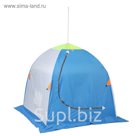 Палатка Медведь 1 местная, 4 луча, оксфорд 210, брезент