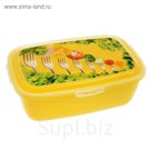 Контейнер пищевой 3,6 л Click&Lock, цвет МИКС