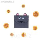 Кошелёк с монетами "Мышка", монеты 2,5-4 см