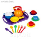 Набор посуды "Юная хозяюшка" №8, 17 предметов, МИКС