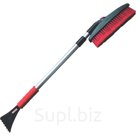 Щетка для снега телескопическая ZIPOWER PM2161 скребок, 86-124 см.