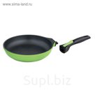 Сковорода Shafran, 28 х 5,5 см со съёмной ручкой, индукционное дно