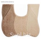 Коврик с вырезом 50x60 см, цвет бежевый