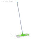 Швабра плоская с насадкой из микрофибры, цвет МИКС