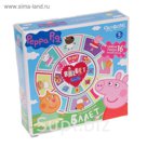 Настольная игра "Свинка Пеппа: Балет" + пазл на 16 элементов