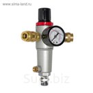 Фильтр FUBAG FR-003, с манометром, наружная резьба, 0-12бар, 3/8"