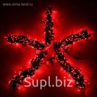 Гирлянда "Спайдер" уличная УМС, компл. 5х20 м, Н.Т., LED-1000-24В, с трансформатором, красный