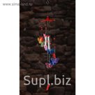 Музыка ветра "Бабочки" 4 трубочки, 11 фигурок