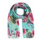 Палантин текстильный размер 70х180 цвет бирюзовый PP1506_R16 3