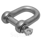 Скоба оцинкованная такелажная ЗУБР 14мм 6 шт тип прямой