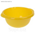 Таз 10 л, цвет желтый