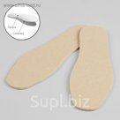 Стельки для обуви, двухслойные, 43р-р, пара, цвет белый
