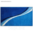 Коврик 60x100 см, цвет синий