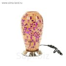 Лампа настольная "Цветочный каприз" 14*14*28см