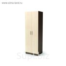 Шкаф 2-х створчатый ЭКО СТИЛЬ 674х516х2000 венге/дуб млечный