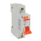 Выключатель автоматический TDM ВА47 63 1п 63 А 4 5 кА SQ0218 0009
