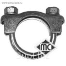 Хомут глушителя усиленный d=57мм METALCAUCHO 00597