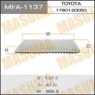 Воздушный фильтр  Masuma MFA1137
