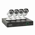 Комплект видеонаблюдения FALCON EYE FE-104AHD KIT «Дача», 4-х канальный, гибридный регистратор, 4 уличные камеры