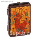 Икона под старину карманная "Всецарица", 7х10 см