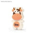 Подарочная USB-флешка 4 Gb Mirex COW PEACH, "коровка"