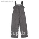Полукомбинезон для девочки, рост 146 см, цвет светло-серый ПКД-5/10
