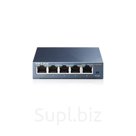 Коммутатор TP Link TL SG105 неуправляемый настольный 5x10 100 1000BASE T