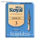 Трости для саксофона сопрано Rico RIB1030 Rico Royal размер 3.0, 10шт