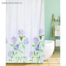 Штора для ванной Hydrangea 180х200
