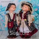 Кукла коллекционная парочка поцелуй (набор 2 шт) "Поцелуй Диана и Данил" 30 см